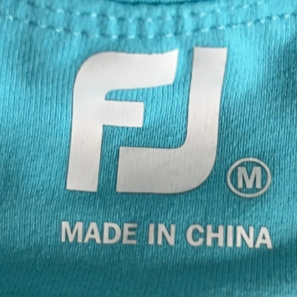 Footjoy Pocket Trim Knit Skort in Aqua - Size Medium - Picture 5 of 7